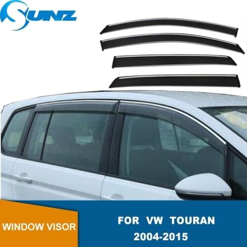 Side Window Deflectors For VW Touran 2005 2006 2007 2008 2009 2010 Window Visor Sun Rain Deflector Guards SUNZ