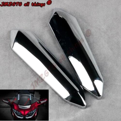 Motorcycle Windshield Decorative Cover For Honda Gold Wing GL1800 2018-2020 ABS plastic chrome