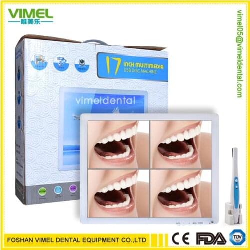 Intraoral-Camera Whitening-Tool Dentist-Device Led-Light With Endoscope 17 Inch LCD Monitor