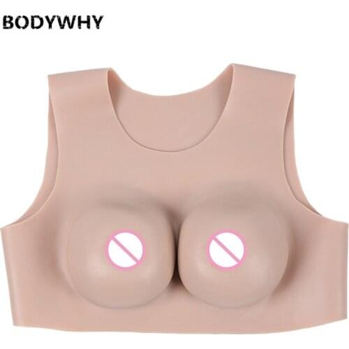 Artifical Silicone Breast Forms Realistic Fake Boobs B Cup for Crossdresser Transgender Drag-Queen Shemale Enhancer