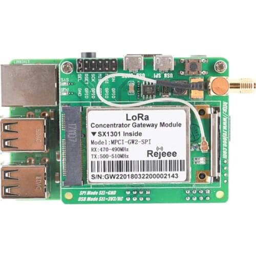SX1301 PCIe development board Raspberry Pi USBSPI interface LoRa module