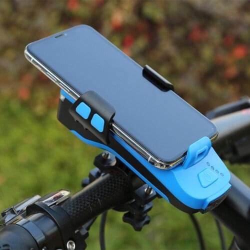 Multifunction Cycling Headlight 3 Mode Bike Light USB Charging Bike Front Light Bicycle Light Flashlight Mountain Bike Accessory