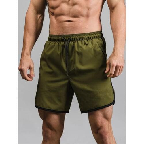 Double zipper mens fitness casual sports shorts Gyms Outdoor Running training stretch fashion short pants casual sweatpants