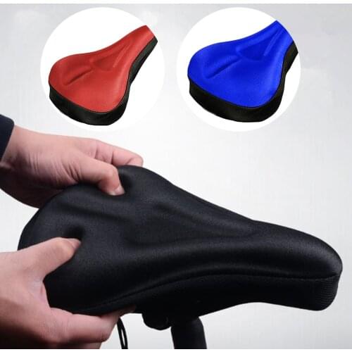 MTB Seats GEL Silicone Sponge Bicycle 3D Soft Gel Saddle Seat Cover Cushion Pad Waterproof Universal Bike Seats Bike Accessories