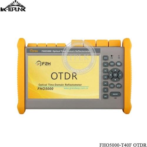OTDR FHO5000-T40F PON OTDR Touch screen Built-in VFL,power meter and FLM1310/1550/1625nm 40/38/38dB Optical Fiber Tester hotsale