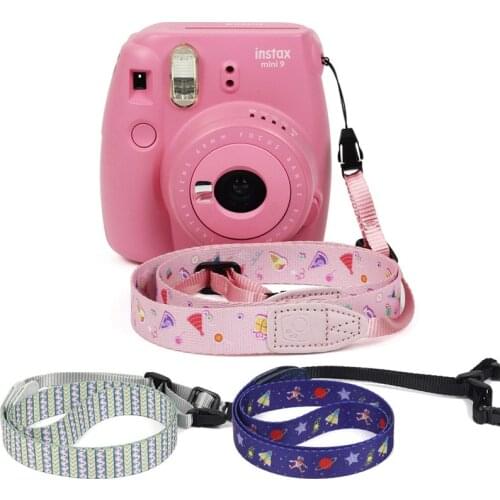 Lovely Coloful 1.2m Camera Strap for Fuji Fujifilm Instax Mini 8 8+ 9 7S 7C 25 50 70 90 Camera Accessories Strap