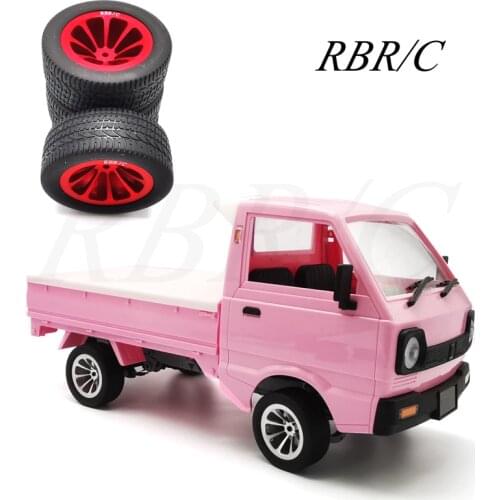 RBR/C WPL D12 Micro Truck Off-Road Model Remote Control RC Car Truck Toys Simulation Metal Vacuum Tire Upgrade DIY Parts R526