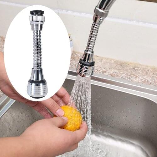 360 Degree Rotatable Water Saving Tap Diffuser Spout Faucet Extender Tap Faucet Aerator Bubble for Flexible Adapter Sprayer tool