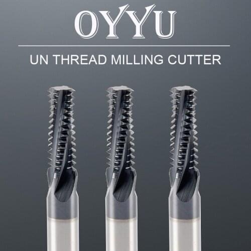 Thread milling cutter US UNC/UNF/UNEF milling cutter machining center carbide tungsten carbide milling cutter