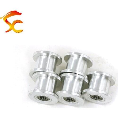 3D printer GT2 Pulley Without Teeth Pulley without Teeth Timing Gear Bore 3mm For 2GT belt Width 6mm