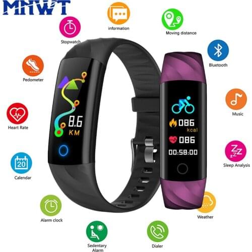 MNWT Bluetooth Smart Band Sport Watch IP68 Heart Rate Fitness Bracelet Blood Pressure Monitor Activity Tracker For IOS Android