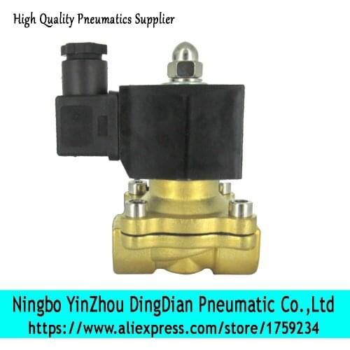 2W200-20 3/4" standard direct acting brass material 12 volt solenoid valve