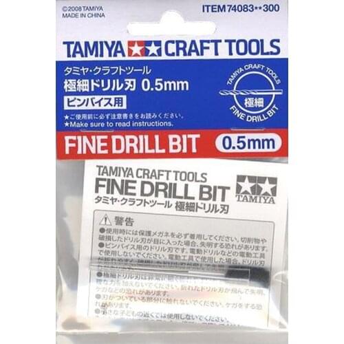 Tamiya 74083 Model Craft Tools Fine Drill Bit (0.5mm)