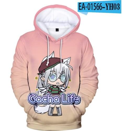 3D Print Popular Game Gacha Life Hoodie Sweatshirt Men/women Unisex Hoodies Fashion Streetwear Boys/girls Long Sleeve Coat