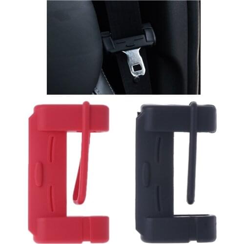Universal Silicone Car Seat Belt Buckle Covers Clip Anti-Scratch Cover Q9QD