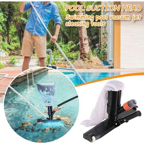 Swimming Pool Vacuum Cleaner Suction Head Pond Fountain Spa Cleaner Brush With Handle Cleaning Disinfect Pool Clean Accessories
