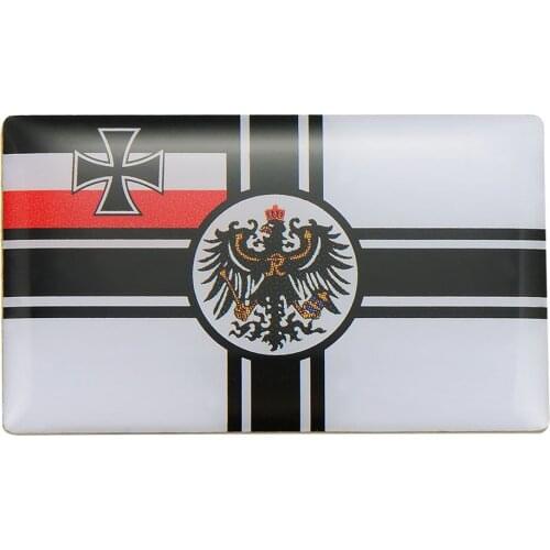 WW1 GERMAN SECOND EMPIRE PRUSSIA FLAG PRUSSIAN METAL BADGE