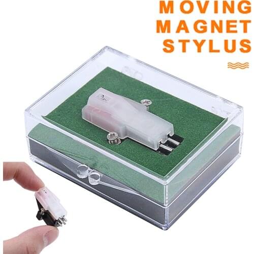 POHIKS 1pc Durable Phonograph Turntable Moving Magnet Cartridge High Quality Record Player Stylus Needle
