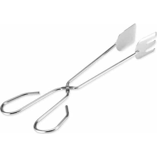 10pcs BBQ Tools Stainless Steel Scissors Type Grilled Food Clip Barbecue Accessories Portable Tongs Outdoor Gadget