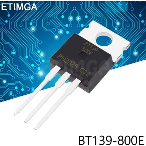 10PCS/LOT BT139-800E BT139-800 TO-220 Transistor 16A 800V