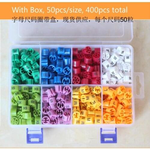 400pcs/box Plastic Numbers Clothes Hanger Size Marker Garment Labels Size Marker Tags Blank Retail Wholesale