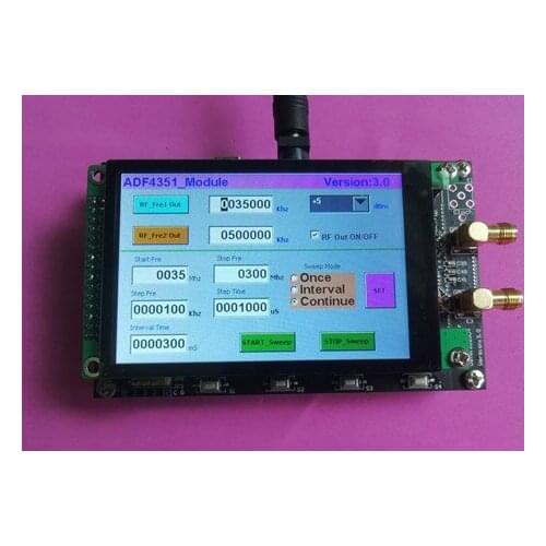 ADF4350/ADF4351 Module 3.5-inch Capacitive Color Screen Dot Frequency/sweep Frequency RF Signal Source