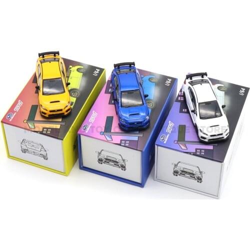 1/64 Subaru WRX STI JKM Diecast Model Toys Car Boys Girls Gifts