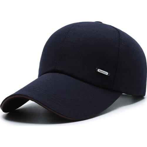 Mens Relaxed Cap Baseball Cap Men Women Cotton Dad Hat Plain Trucker Hat with Adjustable Snapback Strap Sun Visor Hat