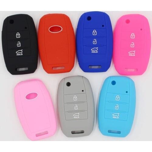 KAPU Key Cover For Kia K3 Forte 2019 Rio Carens Optima Kia Sportage 4/2011/2012/2015 Sorento Soul Covers For Car Keys Case