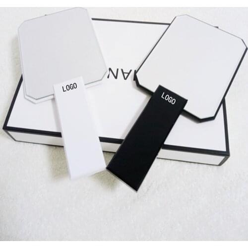 HD Acrylic Handheld Mirror Professional Handheld Salon Barbers Hairdressers Mirror With Handle Cosmetic Mirror For Home Salon