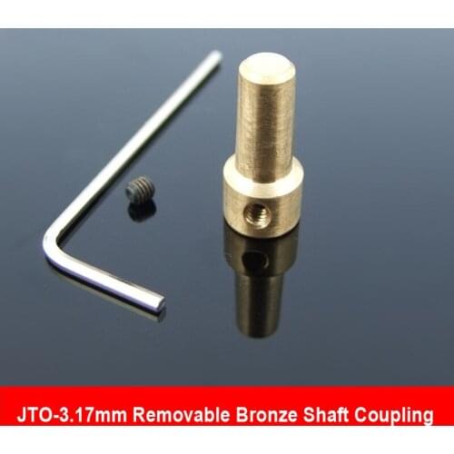 JTO-3.17 Removable Copper Sleeve Drill Clamp Connecting Sleeve JT0 Connecting Rod Copper Shaft Coupling