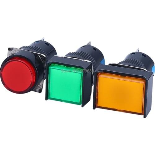 LA16 LA16Y-11 LA16-11 Push Button Switch Power Switch 16mm LA16Y-11D LA16-11DT LA16 LA16J-11 LA16J-11D LA16J-11DT