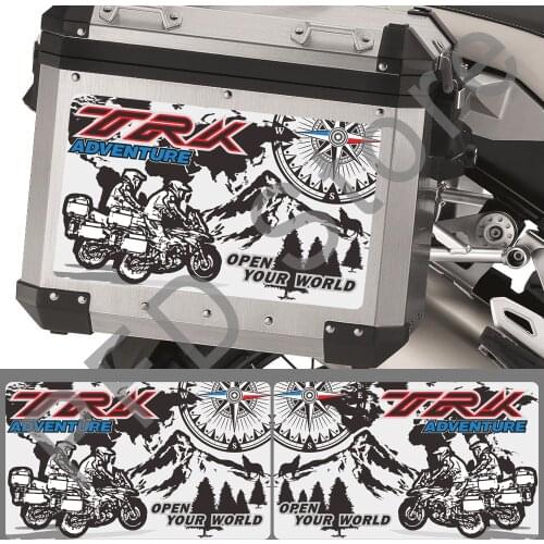 Motorcycle Stickers Decals Tail Top Side Box Cases Panniers Luggage Aluminium For Benelli TRK502 TRK 502 X TRK521 ADV Adventure