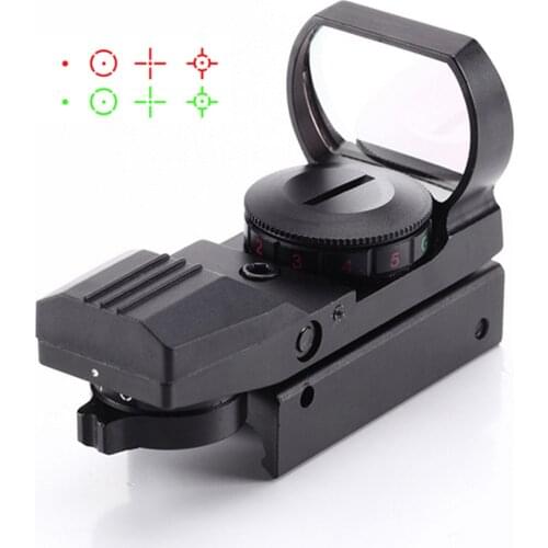 Hunting Red Green Dot Sight Holographic Reflex Sight Scope 4 Reticles 20/11mm Rail Aimpoint