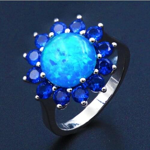 Кольца с фианитами для женщин Opalia Curio China At AliExpress