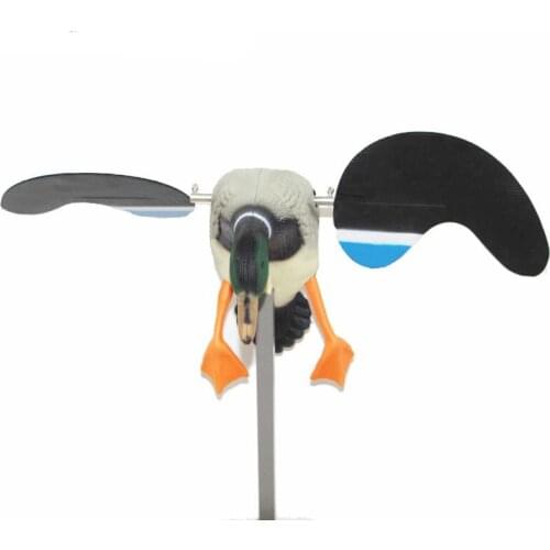 PDDHKK Duck Hunting Decoy with Magnet Spinning Wings Pe Mallard Duck Lure DC 4*1.5V Battery power 50-100 Meters Remote Control
