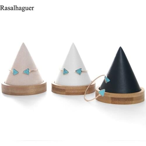 Luxury Bamboo Shape Bracelet Ring Display Stand Holder Rack Jewelley Display Holder Stand Velvet Jewelry Organizer Wholesale