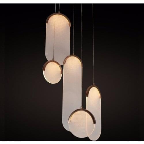 Modern Creative Acrylic Pendant Lights Dining Room Restaurant Hanging Light Bedroom Bedside Led Hanglamp Home Decor Pendant Lamp