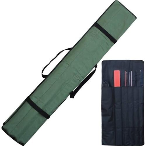 Sea fishing rod outdoor fishing bag fishing rod backpack canvass collection package outdoor fishing tackle bag