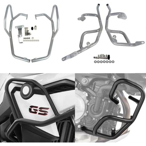 Upper Lower Engine Crash Bar Protection For BMW F750GS F850GS 2018 2019 2020