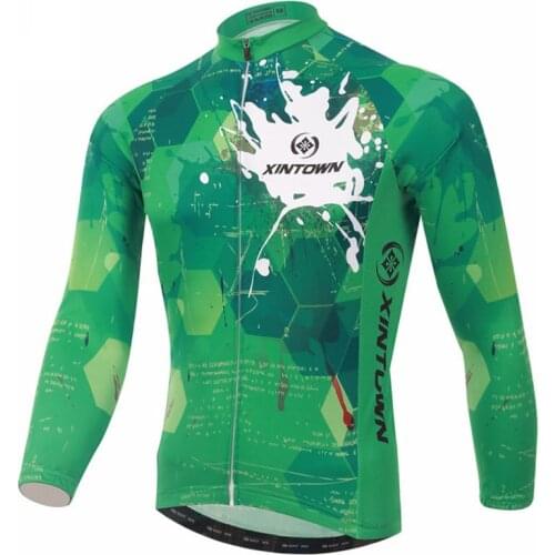 Xintown Autumn Cycling Jersey Long Sleeve Sport Bicycle Cycling Clothing Mountain Bike Jersey Jacket Tops Maillot Ropa Ciclismo