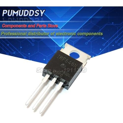 10PCS IRF540N IRF540 TO-220 The new quality is very good work 100% of the IC chip