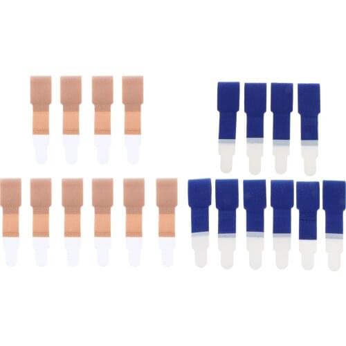 20 Pieces Toe Separator Bandage Straightener Corrector Toe Brace Wraps for Hammer Toe, Bunions, Cracked Skin,& Nail Fungus