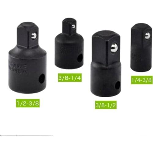 4Pcs/Set 1/4 3/8 1/2 Ratchet Wrench Socket Adapter Spanner Keys Set Converter Drive Reducer Electrophoresis Repair Tools