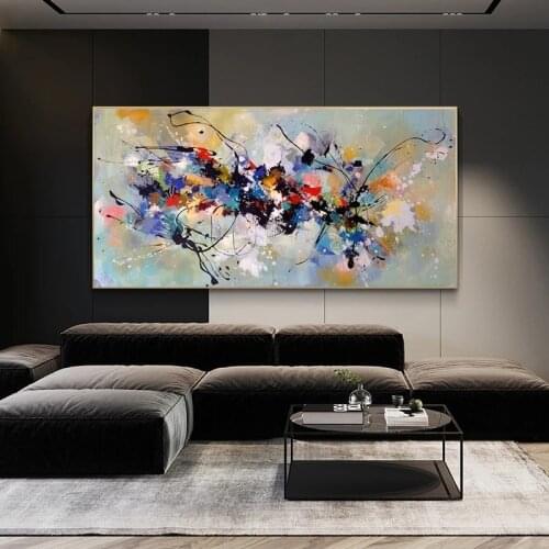 Abstract Canvas painting Colorful Wall Posters and Prints Cuadros Pictures for Living Room Decor Room Decor Aesthetic Cuadros