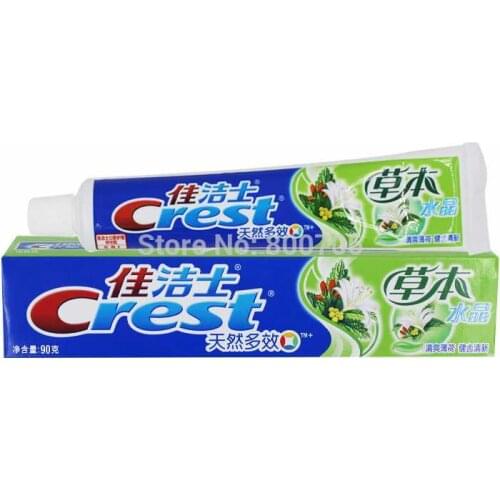 White Crest Toothpaste Herbal Crystal Mint Whitening Tooth Paste