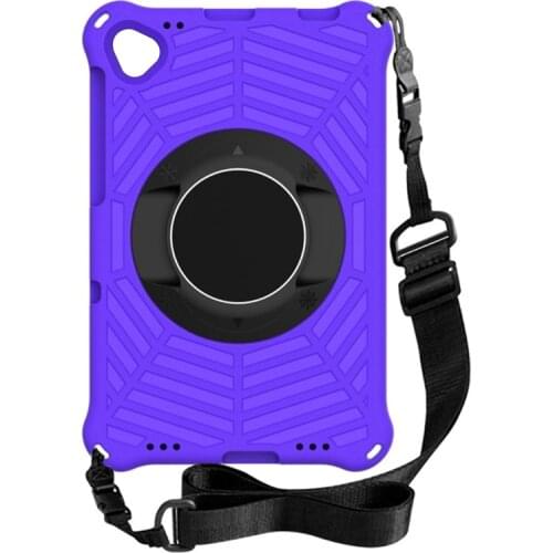 For Lenovo M10 Plus X606F 10.3 Inch Case with Shoulder Strap 360 degree Rotating Stand Drop Proof Case