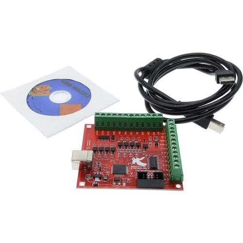 CNC USB MACH3 Breakout board 100Khz 4 axis interface driver motion controller driver board