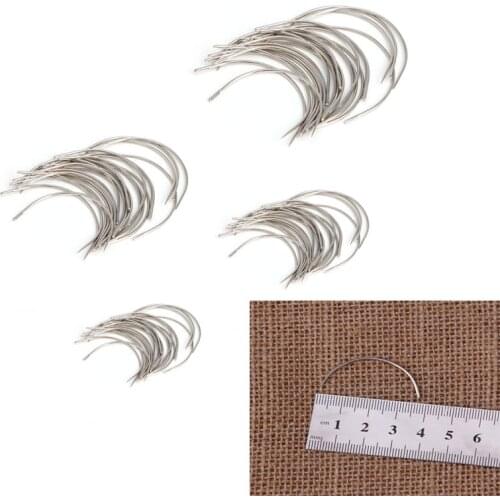 25pcs/set Curved Mattress Needles Hand Needle Jewelry Tools