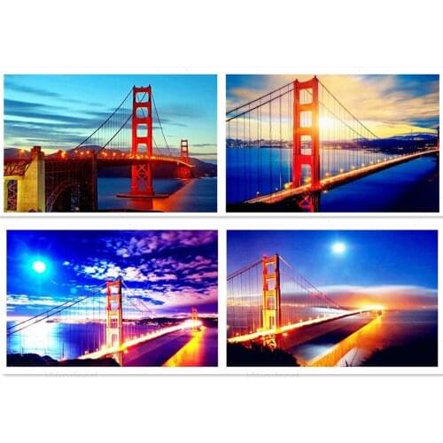 London Bridge night view Full Square/Round Drill 5D DIY Diamond Painting the UK Diamond Embroidery Cross Stitch Home Decor Gift